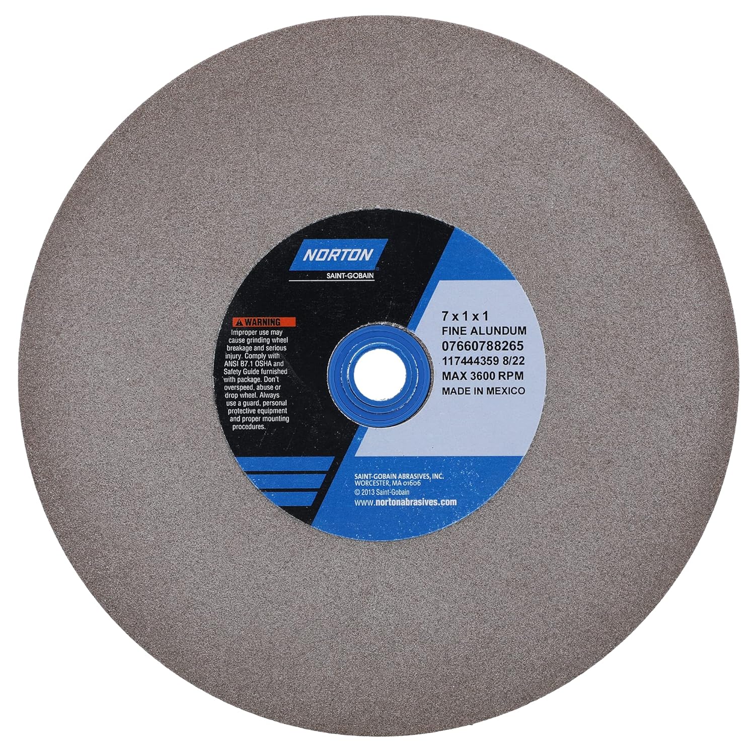Grinding Wheel, T1, 7x1x1, 100/120G, Brown