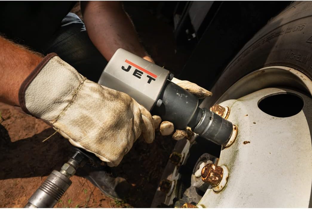 JET 1/2-Inch Aluminum Impact Wrench, 250 ft-lbs, 8000 RPM (Model JAT-102)