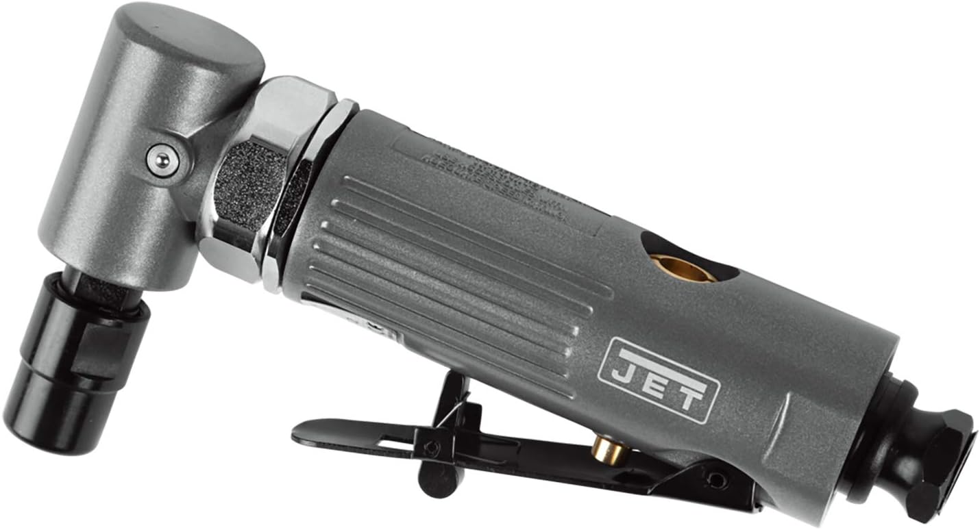 JET 1/4-Inch Pneumatic Right-Angle Die Grinder, 22000 RPM (JAT-403), Gray