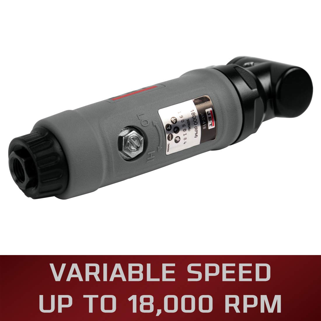 JET 1/4-Inch Right-Angle Composite Die Grinder, 18000 RPM (JAT-418)