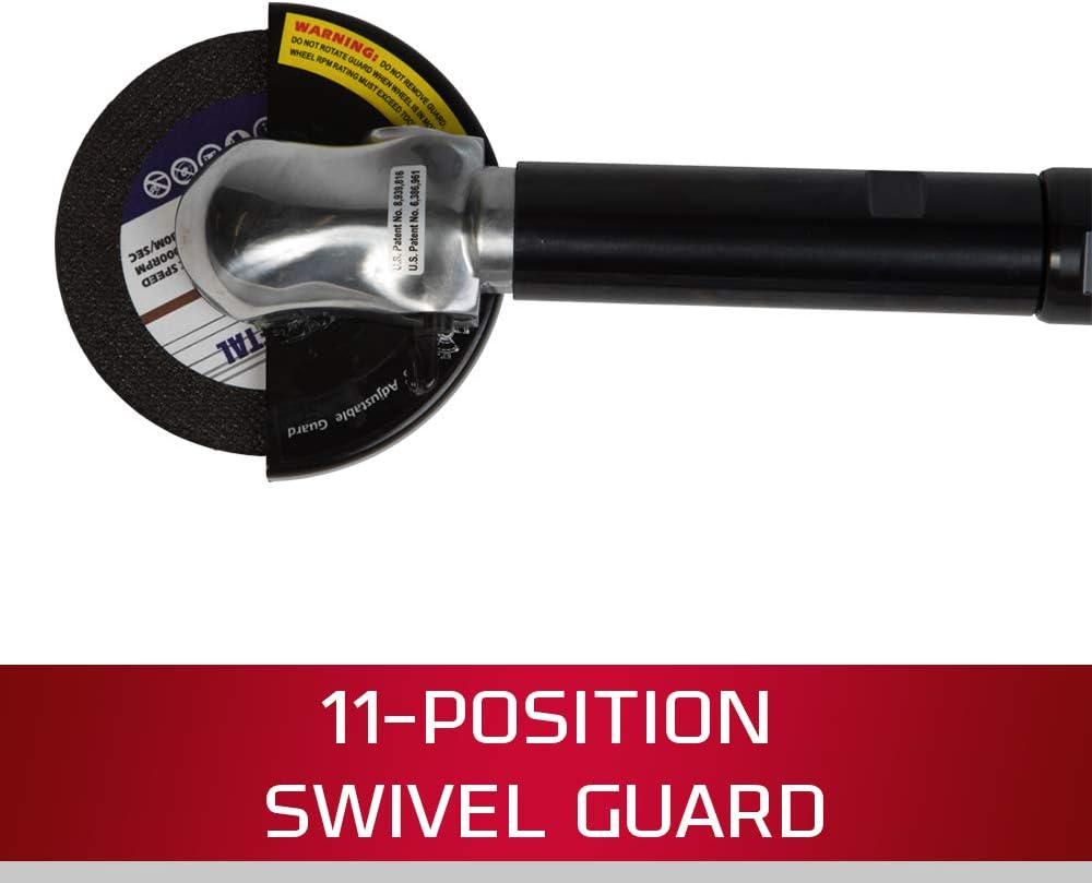 JET 4-Inch Pneumatic Extended Cut-Off Tool, 14000 RPM (Model JAT-483)
