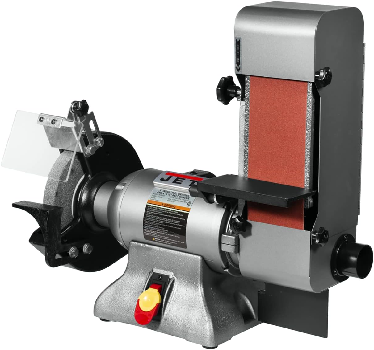 JET Combination 8 Grinder and 2 x 48 Belt Sander, 1 HP, 1Ph 115/230V (IBGB-248)
