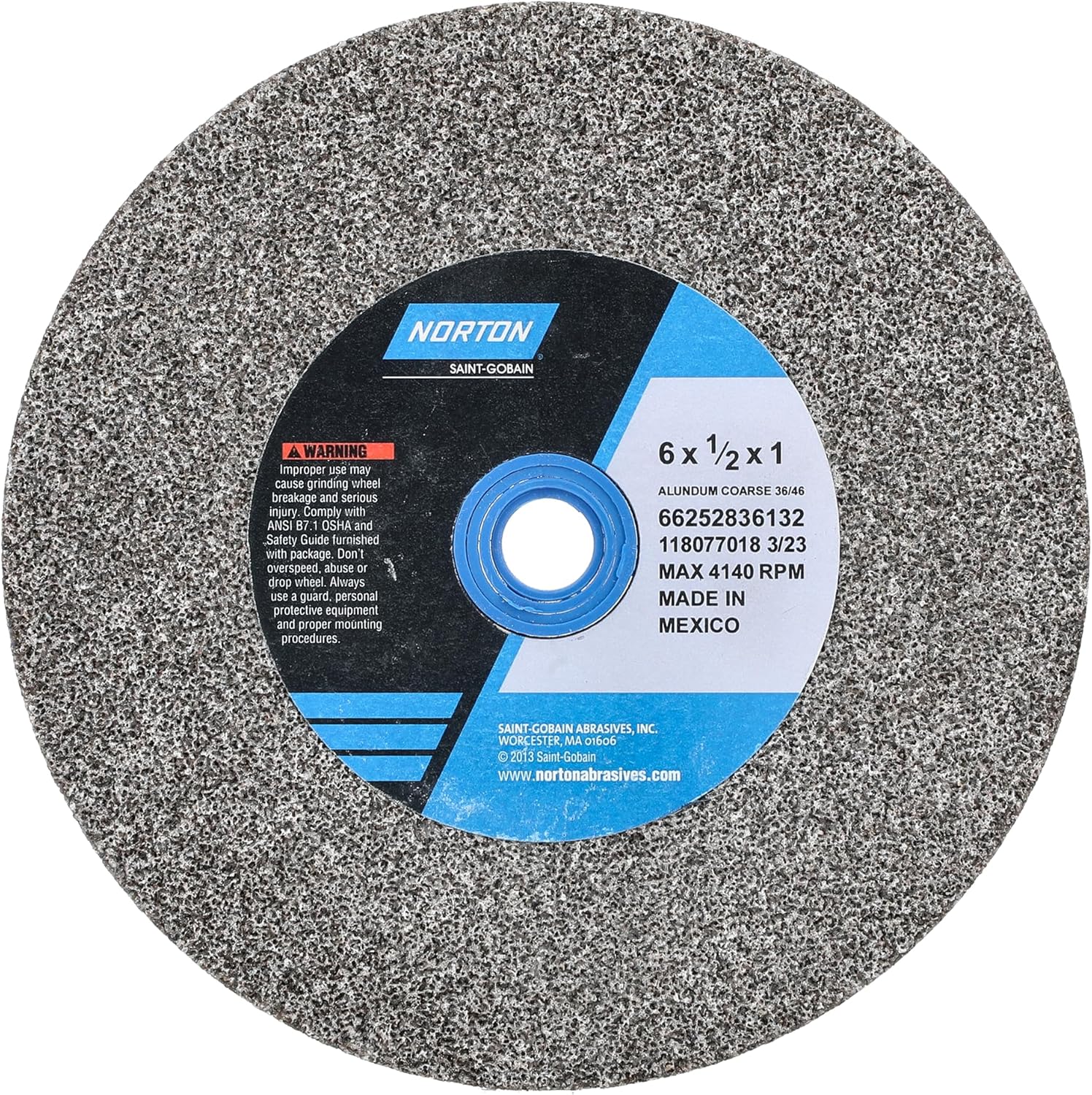 Norton_66252836132 Grinding Wheel 6 x 1/2 x 1