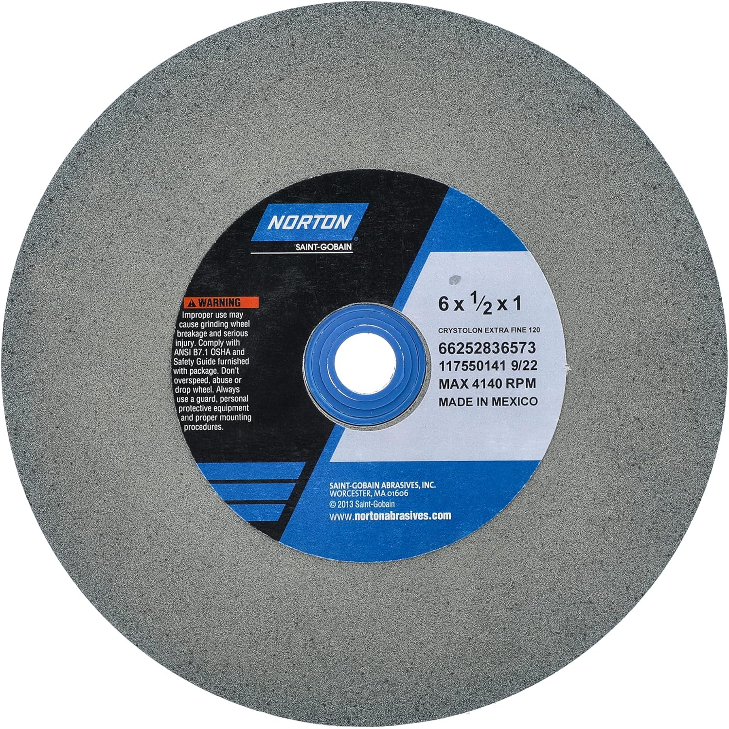 Norton 66252836573 G1268722 6X1/2X1 GP GRINDING WHEEL EXTRA