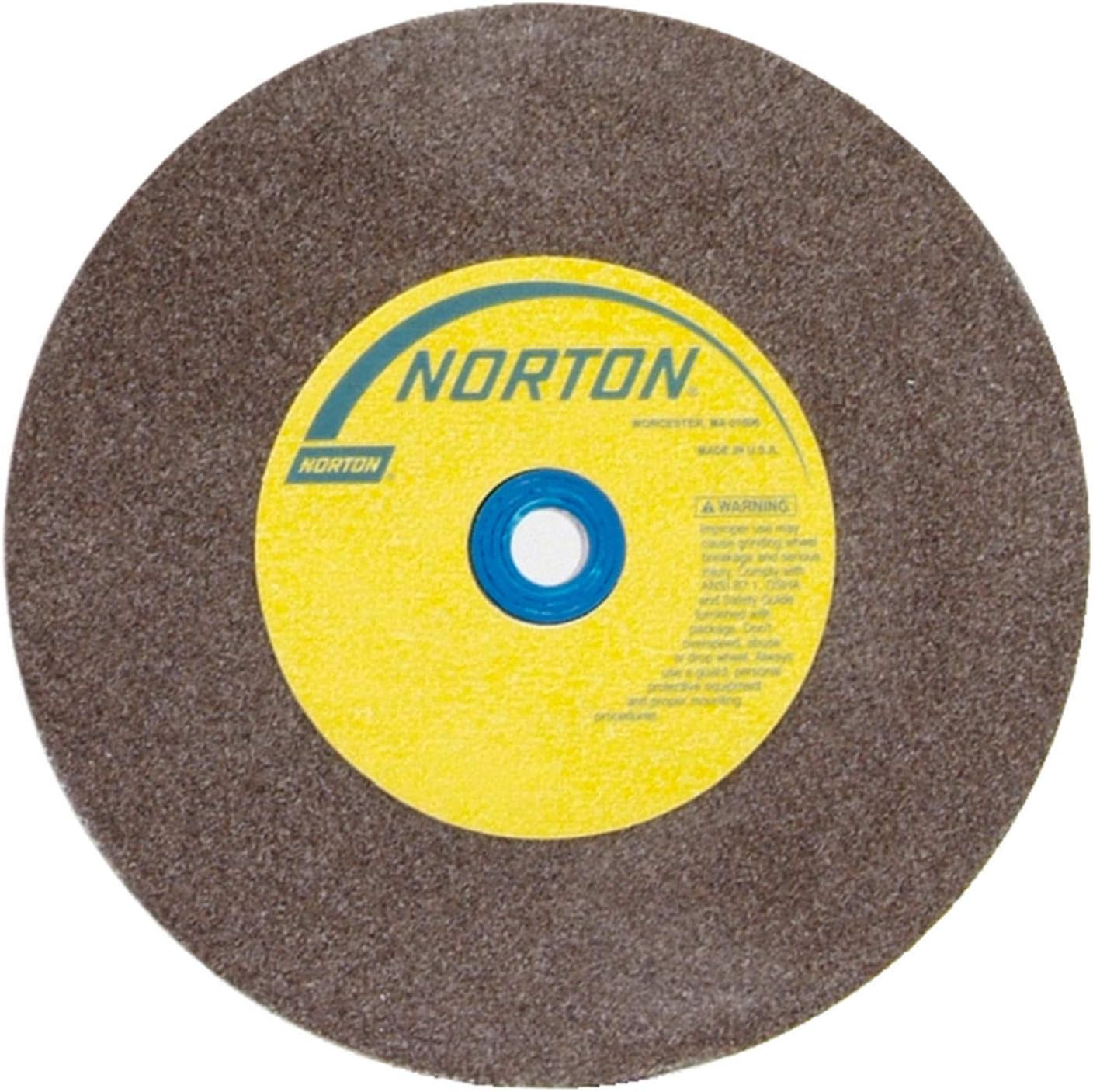 Norton Gemini 07660788277 57A Alundum Type 1 Straight Bench and Pedestal Grinding Wheel