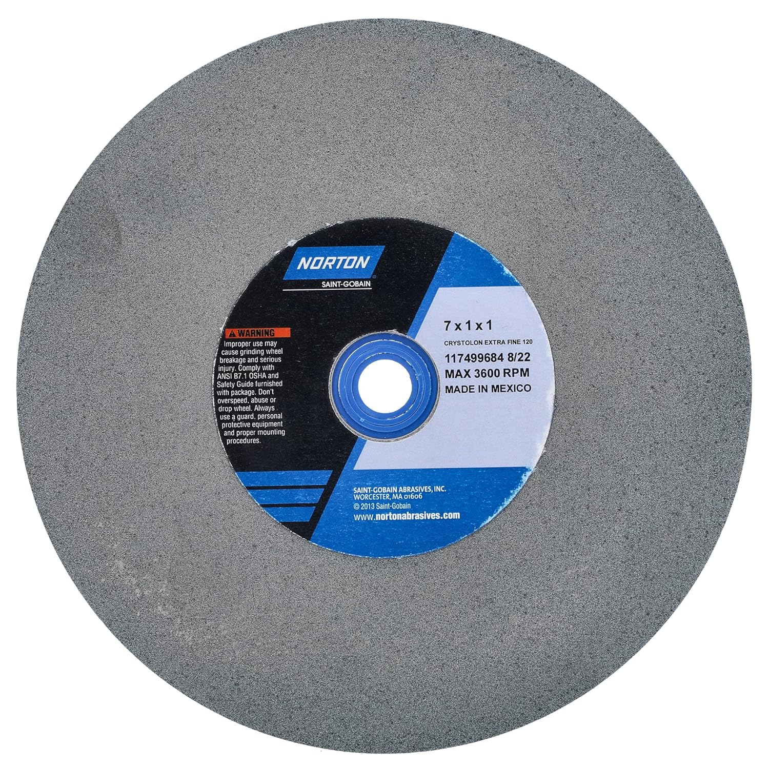 Grinding Wheel, T1, 7x1x1, SC, 120G, Green