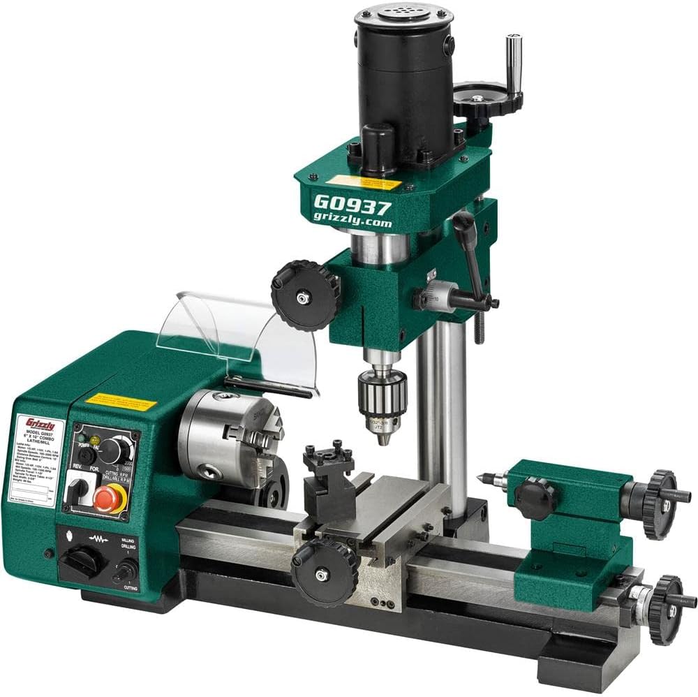 Grizzly Industrial G0937-6 x 10 Combo Lathe/Mill