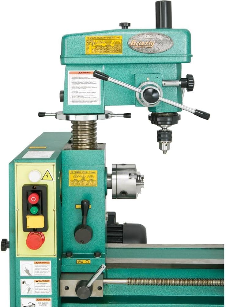 Grizzly Industrial G4015Z - 19-3/16 3/4 HP Combo Lathe/Mill