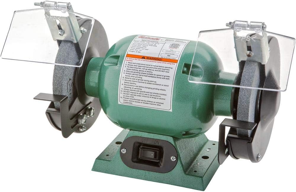 Grizzly Industrial G9717-6 Bench Grinder w/ 1/2 Arbor