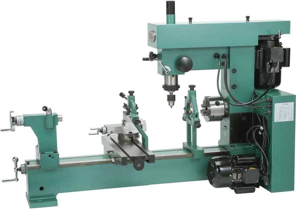 Grizzly Industrial G9729-31 3/4 HP Combo Lathe/Mill