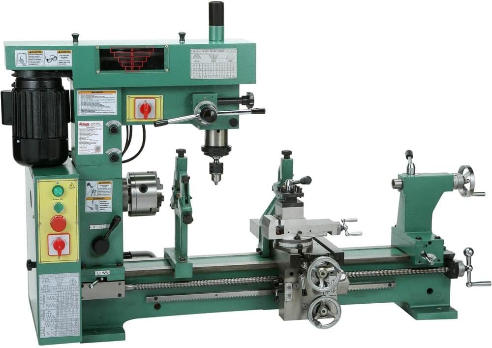 Grizzly Industrial G9729-31 3/4 HP Combo Lathe/Mill