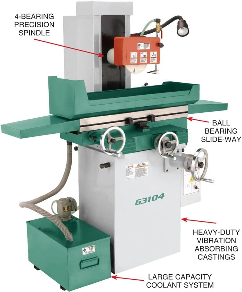 Grizzly Industrial - Grizzly M618 Surface Grinder, 6 x 18-Inch