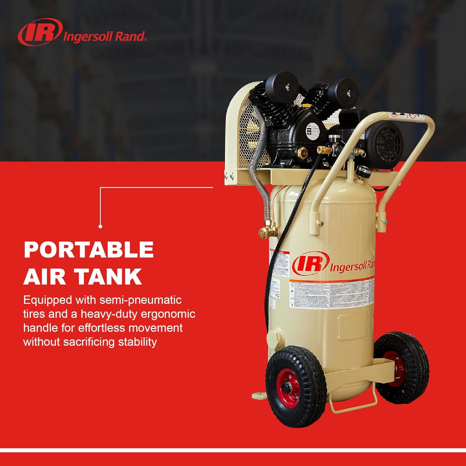 Ingersoll Rand P1.5IU-A9 2hp 20 gal Single-Stage Compressor (115/1)