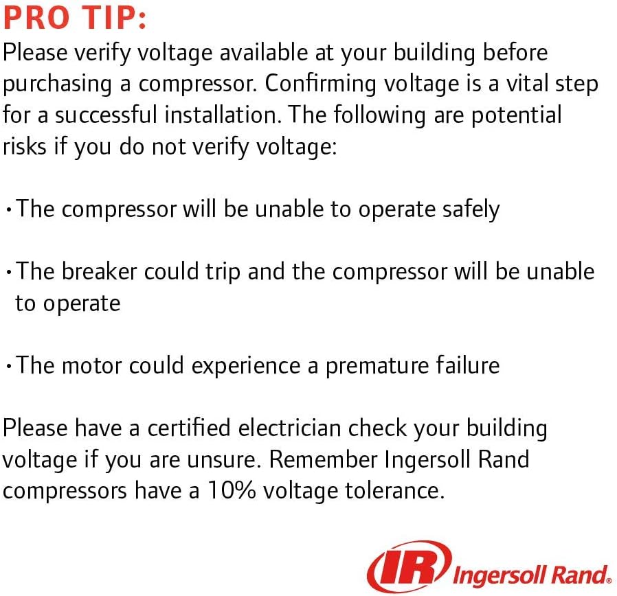 Ingersoll Rand SS5 5HP 60 Gallon Single Stage Air Compressor (230V, Single Phase)
