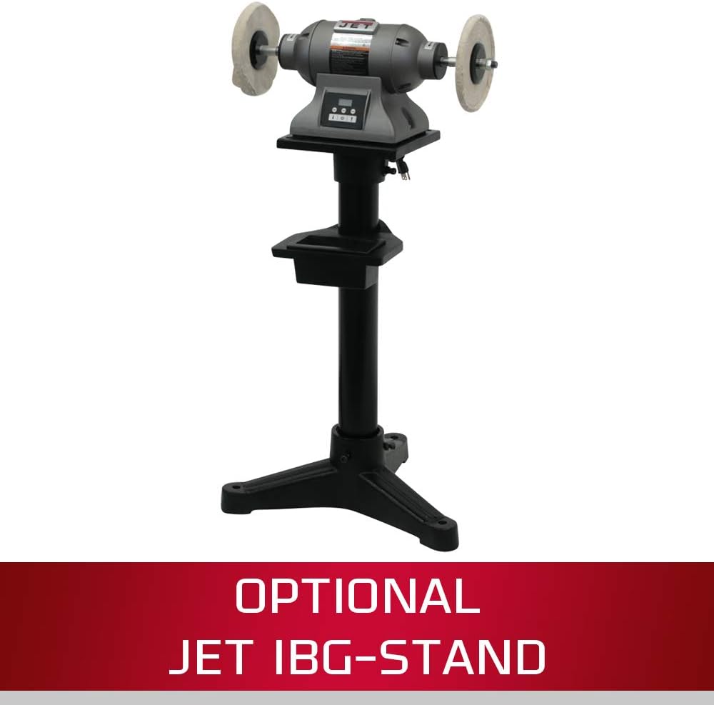 JET 8-Inch Variable-Speed Industrial Buffer, 1 HP, 1Ph 115/230V (Model IBG-8VSB)