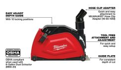 MIlwaukee 7 in. to 9 in. Large Angle Grinder Cutting Dust Shroud Review MIlwaukee 7 in. to 9 in. Large Angle Grinder Cutting Dust Shroud Review