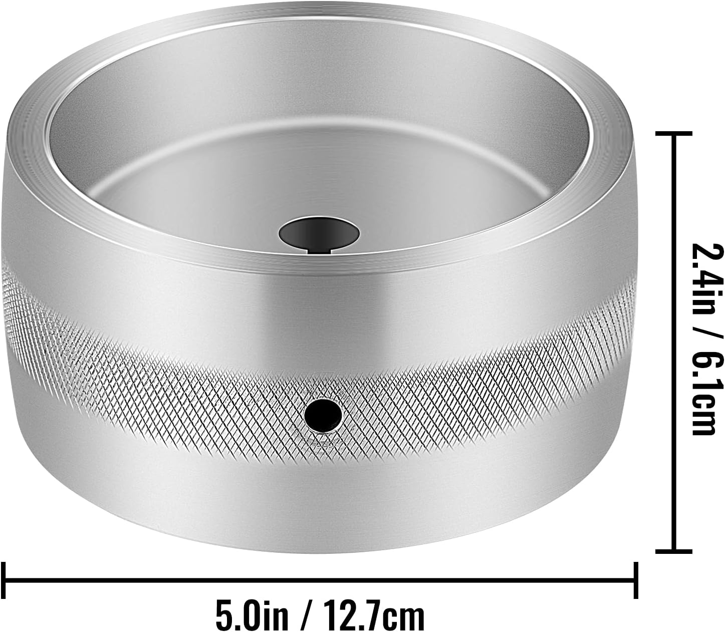 VEVOR Belt Grinder Drive Wheel 5 Diameter, 2x72 Knife Grinder Drive Wheel 5/8 Bore/Shaft, Aluminum Belt Grinder Wheel Crowned, for Knife Making Grinder Polishing  Belt Machine Woodworking DIY