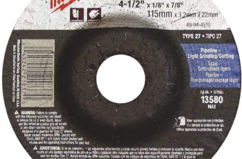 4-1/2×1/4×7/8 Grind Disc Review