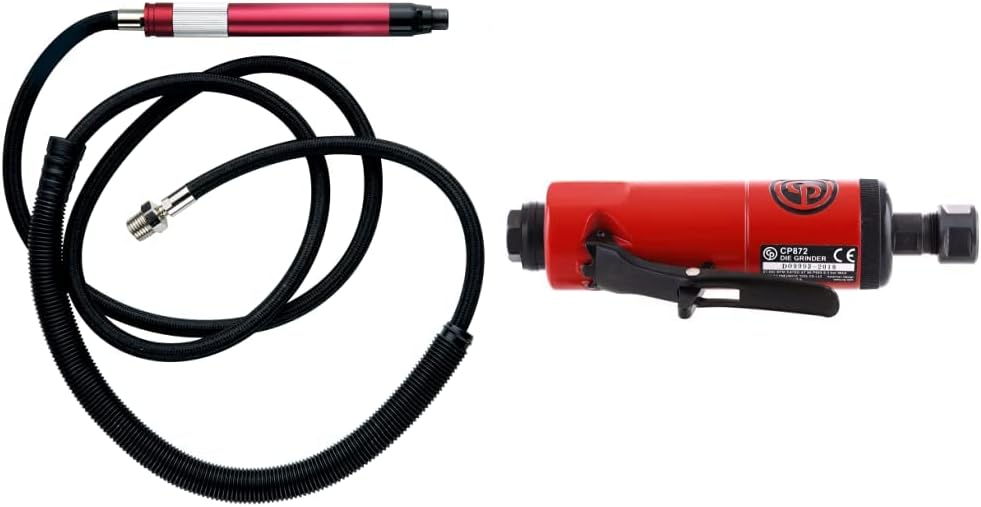 Chicago Pneumatic Air Die Grinder Tool Bundle - CP9104Q Air Pencil Die Grinder + CP872 1/4 Inch Air Die Grinder