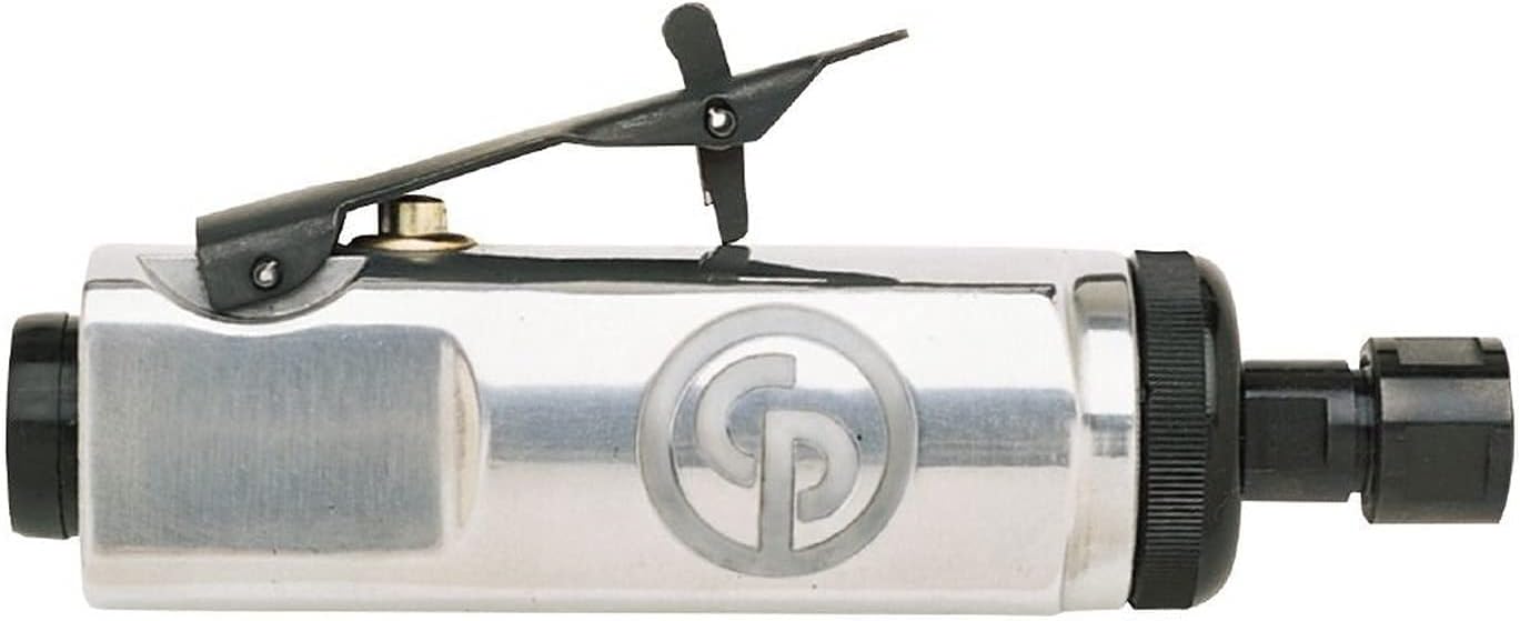 Chicago Pneumatic CP860 - Air Die Grinder Tool, Welder, Woodworking, Automotive Car Detailing, Stainless Steel Polisher, Heavy Duty, Straight, 1/4 Inch (6 mm), 0.54 HP / 400 W - 24000 RPM