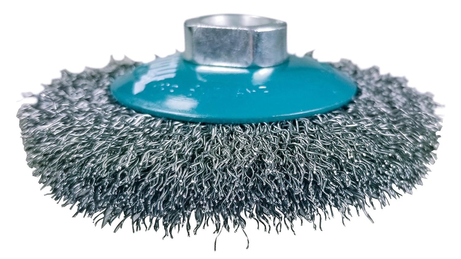 Makita 1 Piece - 4 Inch Crimped Wire Wheel Brush For Grinders - Light-Duty Conditioning For Metal - 4 x 5/8-Inch | 11 UNC
