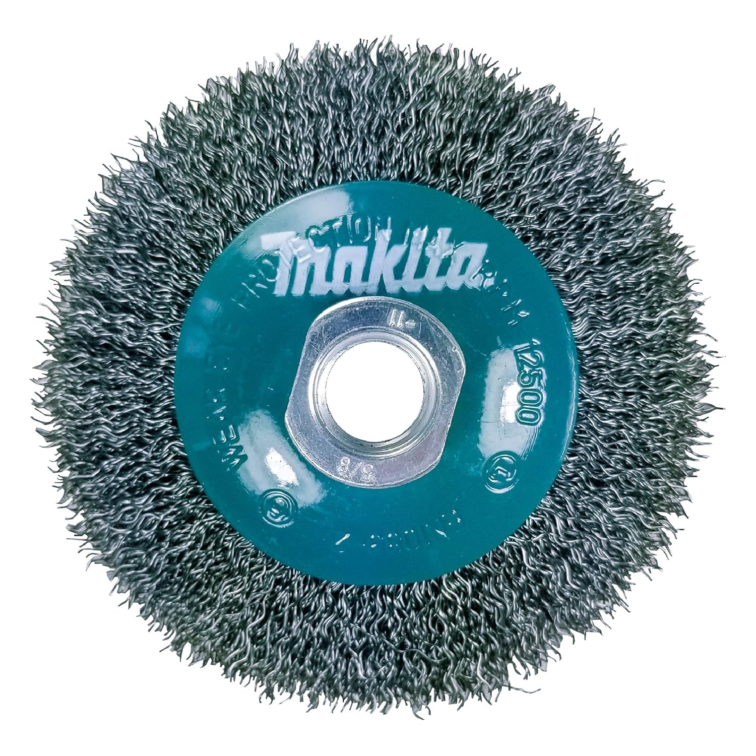 Makita 1 Piece - 4 Inch Crimped Wire Wheel Brush For Grinders - Light-Duty Conditioning For Metal - 4 x 5/8-Inch | 11 UNC