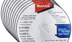 Makita 10 Pack Cut Off Wheels Review Makita 10 Pack Cut Off Wheels Review