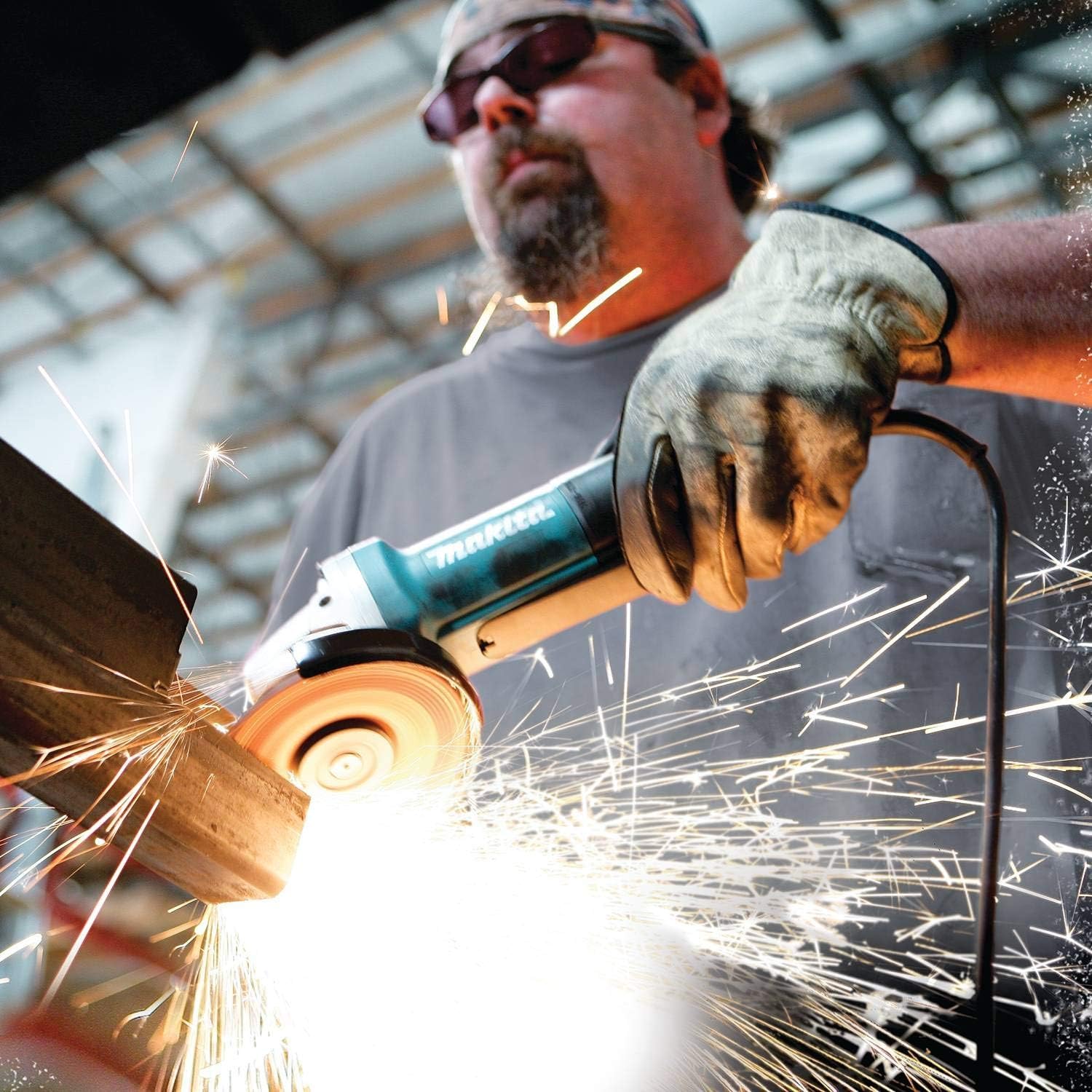Makita 9565PC 5 SJS™ High-Power Paddle Switch Angle Grinder