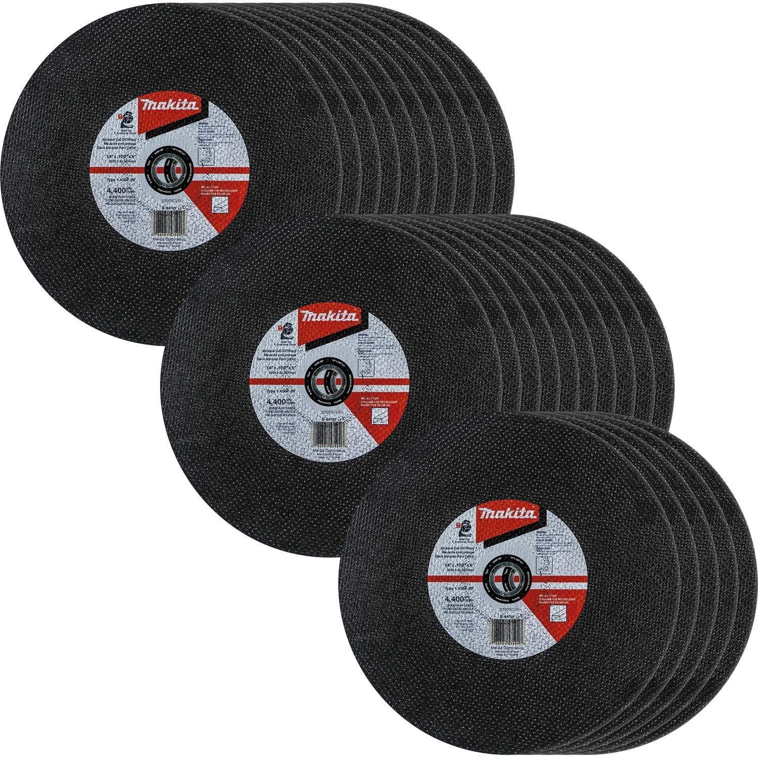 Makita B-64705-25 14 x 1 x 3/32 Abrasive Cut-Off Wheel, 25/Pk