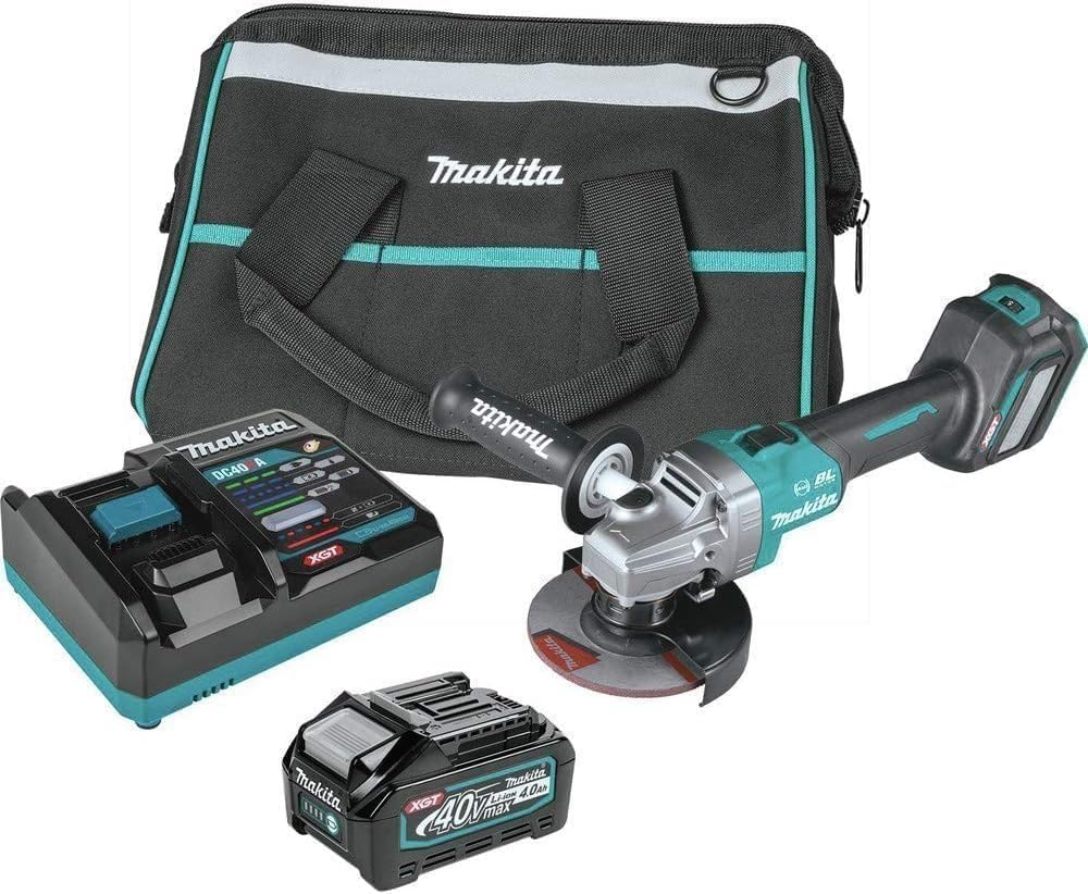 Makita Xgt 40V Max 4 1/2” / 5 inches Angle Grinder Kit
