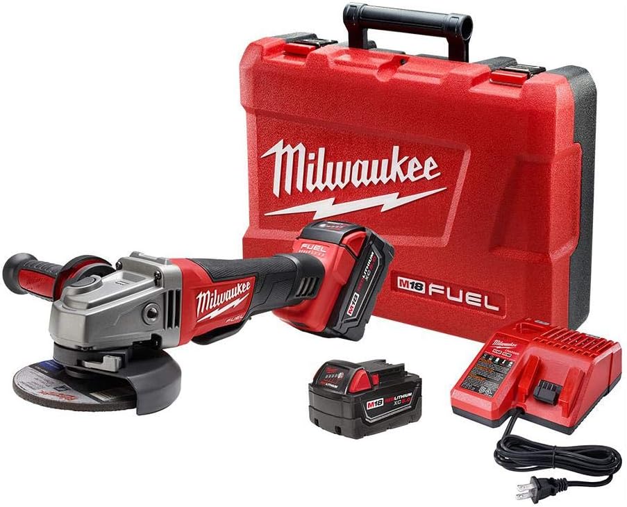 Milwaukee 2780-22 M18 Fuel 4-1/2 / 5 Grinder, Paddle Switch No-Lock
