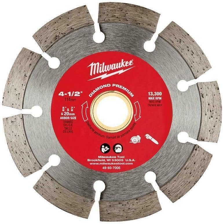 Milwaukee 49-93-7005 4 1/2 Diamond Premium Segmented