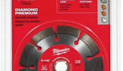 Milwaukee 49-93-7005 4 1/2″ Diamond Premium Segmented Review Milwaukee 49-93-7005 4 1/2″ Diamond Premium Segmented Review