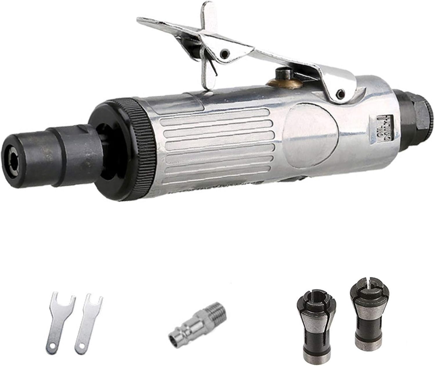 1/4 Inch Air Die Grinder, 25,000 RPM Free Speed,1/4 Inch (6MM) and 1/8 Inch (3MM) collet,Mini and Compact Size,Polishing Tool