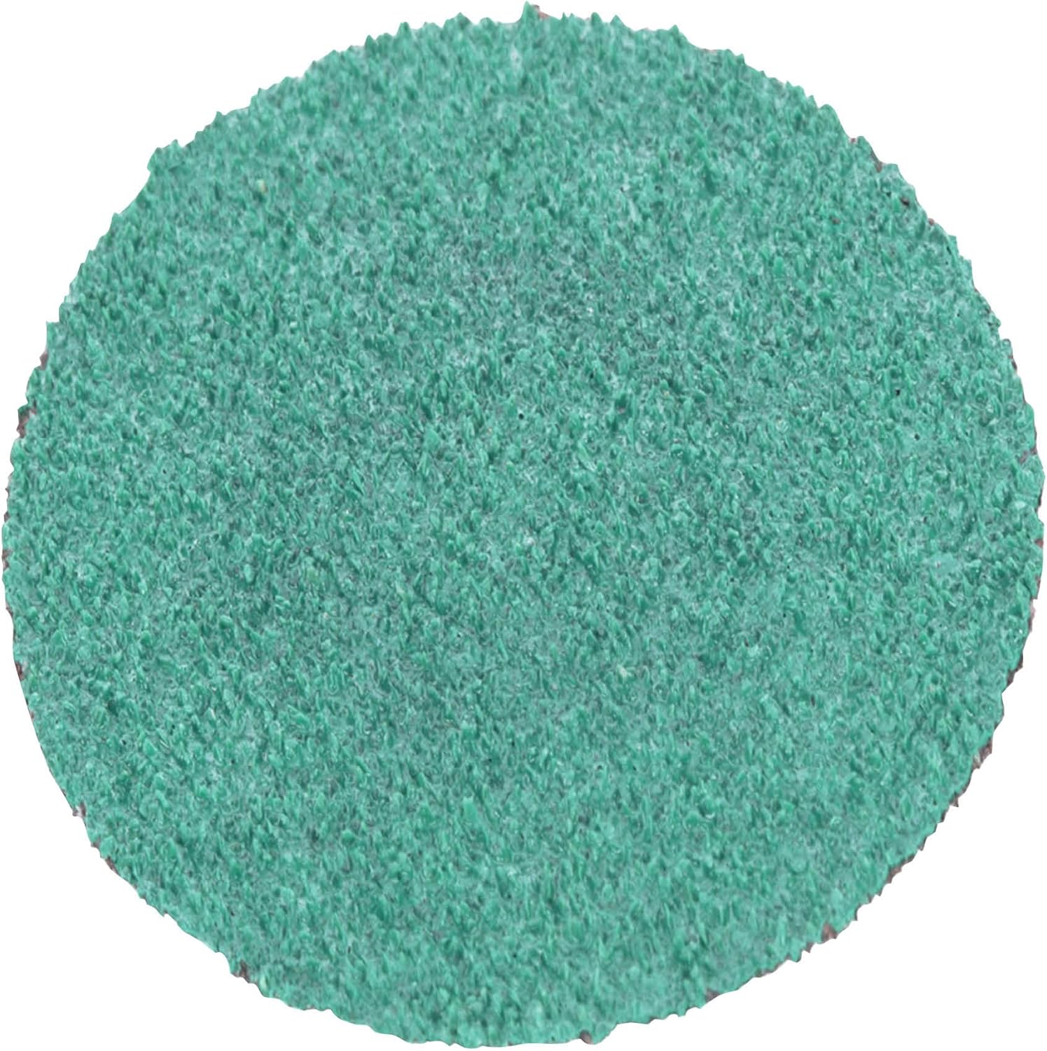 3M Green Corps Roloc Disc 36527, 80+ Grit, 2 in, Pack of 25 Heavy Duty, Quick Change Discs for Grinding, Coating Removal, Fast Cutting