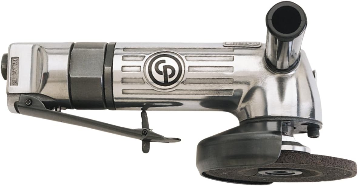 Chicago Pneumatic CP854E - Air Die Grinder Tool, Welder, Woodworking, Automotive Car Detailing, Stainless Steel Polisher, Heavy Duty, Right Angle Grinder, 5 Inch (125 mm), 0.7 HP / 520 W - 12000 RPM