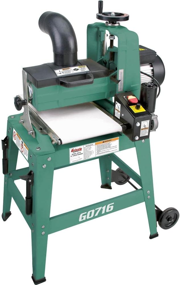 Grizzly G0716 Drum Sander, 10-Inch