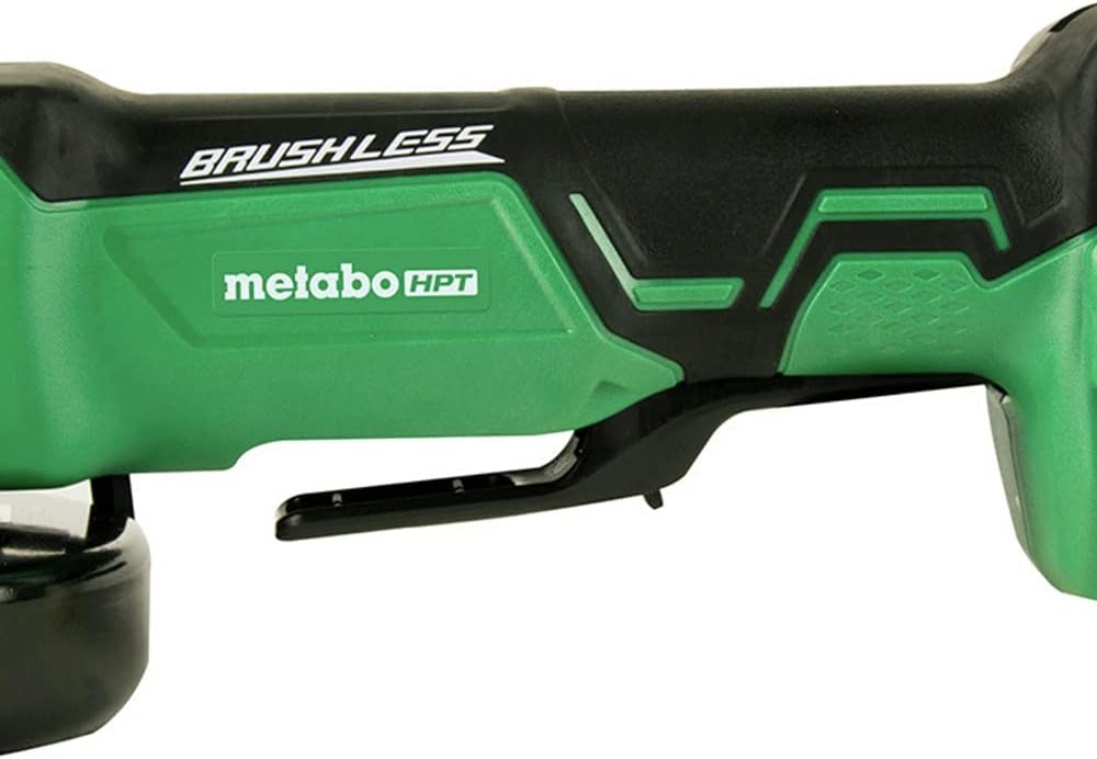 Metabo HPT 18V MultiVolt™ Cordless Angle Grinder | 4-1/2-Inch | Tool Only - No Battery | Paddle Switch | G18DBALQ4