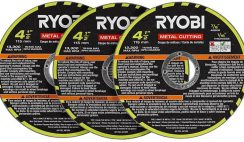 RYOBI 3 PC. 4-1/2″ Metal Cutting Wheel Set Review