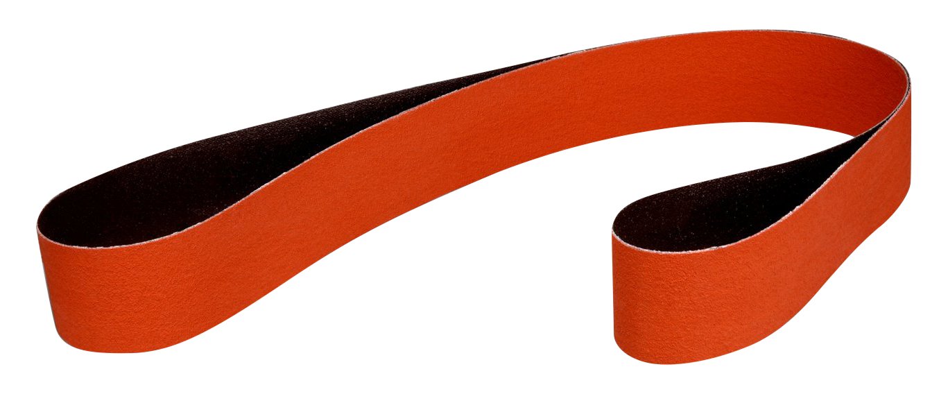 3M Cubitron 68501 Cloth Belt 977F, 2 x 72 36 YF-Weight, Polyester Cloth Backing, Ceramic, Abrasive Grit, 2 Width, 72 Length (Pack of 50)
