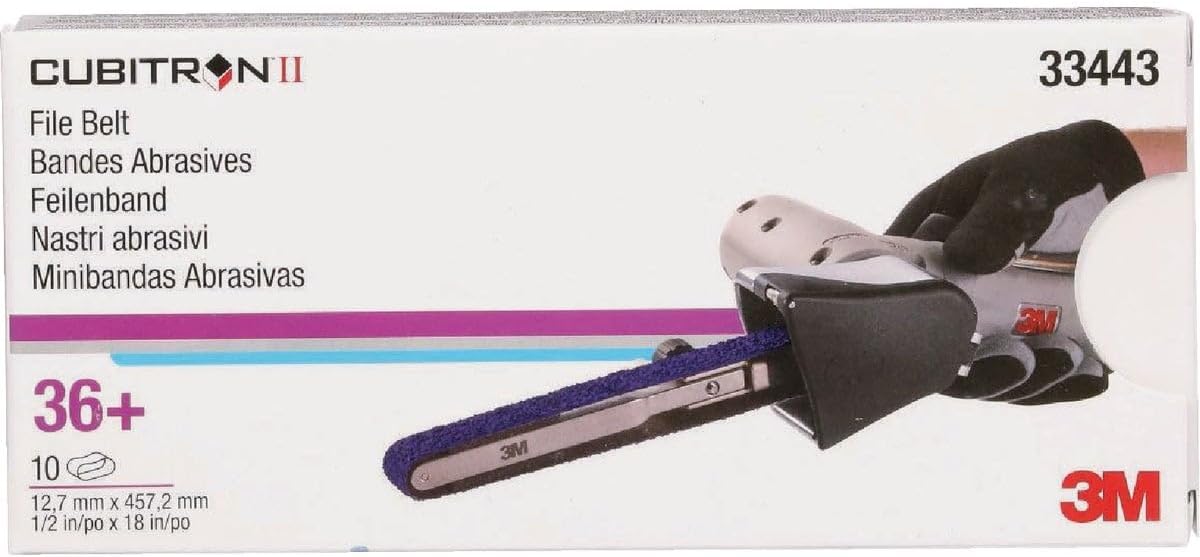 3m 3M-33437 3/8 X 13 Cubitron Ii 36+ Grade File Belt