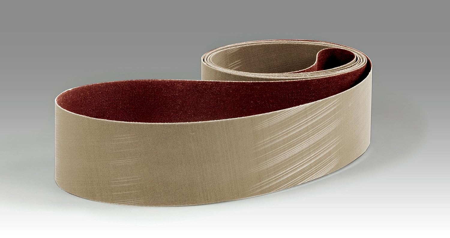 3M 72218-case Trizact Cloth Belt 217Ea, 3-1/2 in x 15-1/2 in A100 JE-Weight Fullflex, 50 Per Case Aluminum Oxide Coating Cut Cutting Angle Flute Tan (Pack of 50)