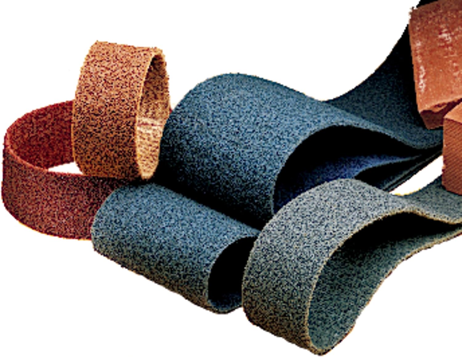3M Scotch-Brite 09498 Surface Conditioning Belt, 1-1/8 x 21 A MED, Other Backing, Aluminum Oxide Abrasive Grit, 1.12 Width, 21 Length (Pack of 10)