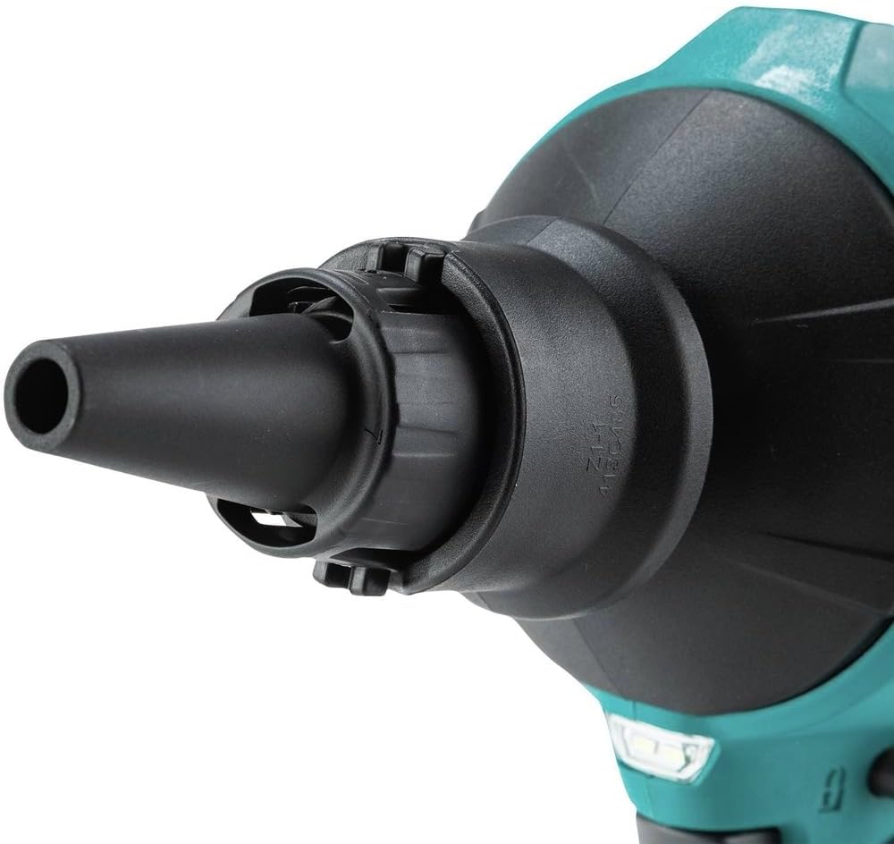 Makita XSA01Z 18V LXT® Brushless High Speed Blower/Inflator  XAG11Z 18V LXT® Brushless 4-1/2 / 5 Cut-Off/Angle Grinder with BL1850BDC1 18V LXT Lithium-Ion Battery and Charger Starter Pack (5.0Ah)