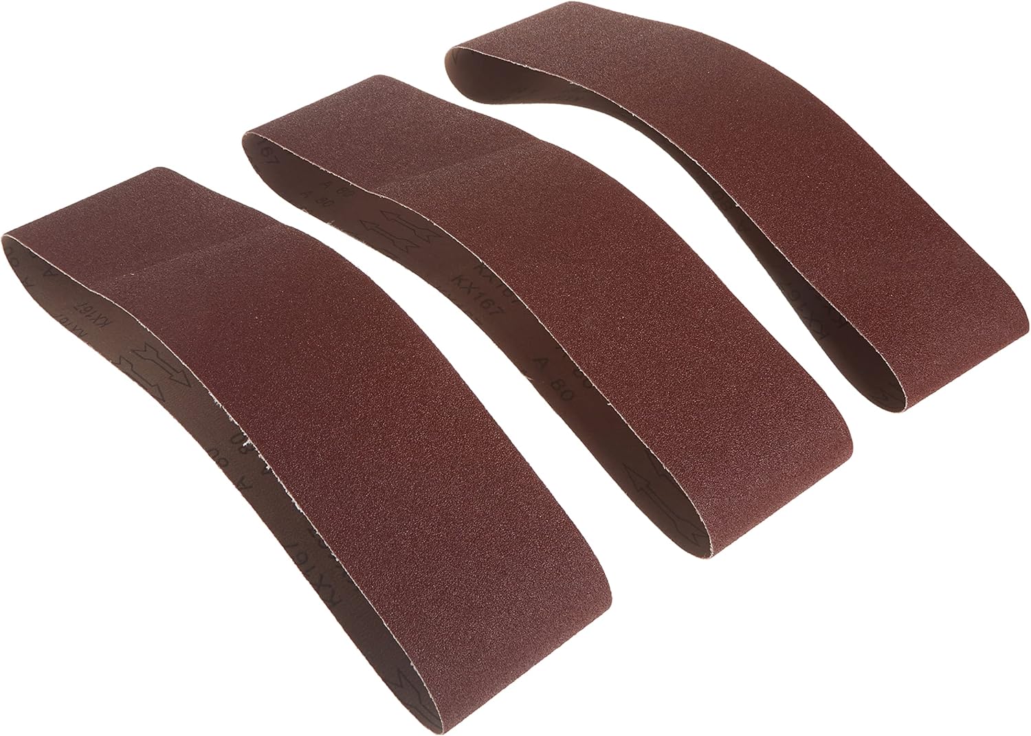 WEN 6502SP1 80-Grit 4 x 36 Belt Sander Sandpaper (3 Pack)