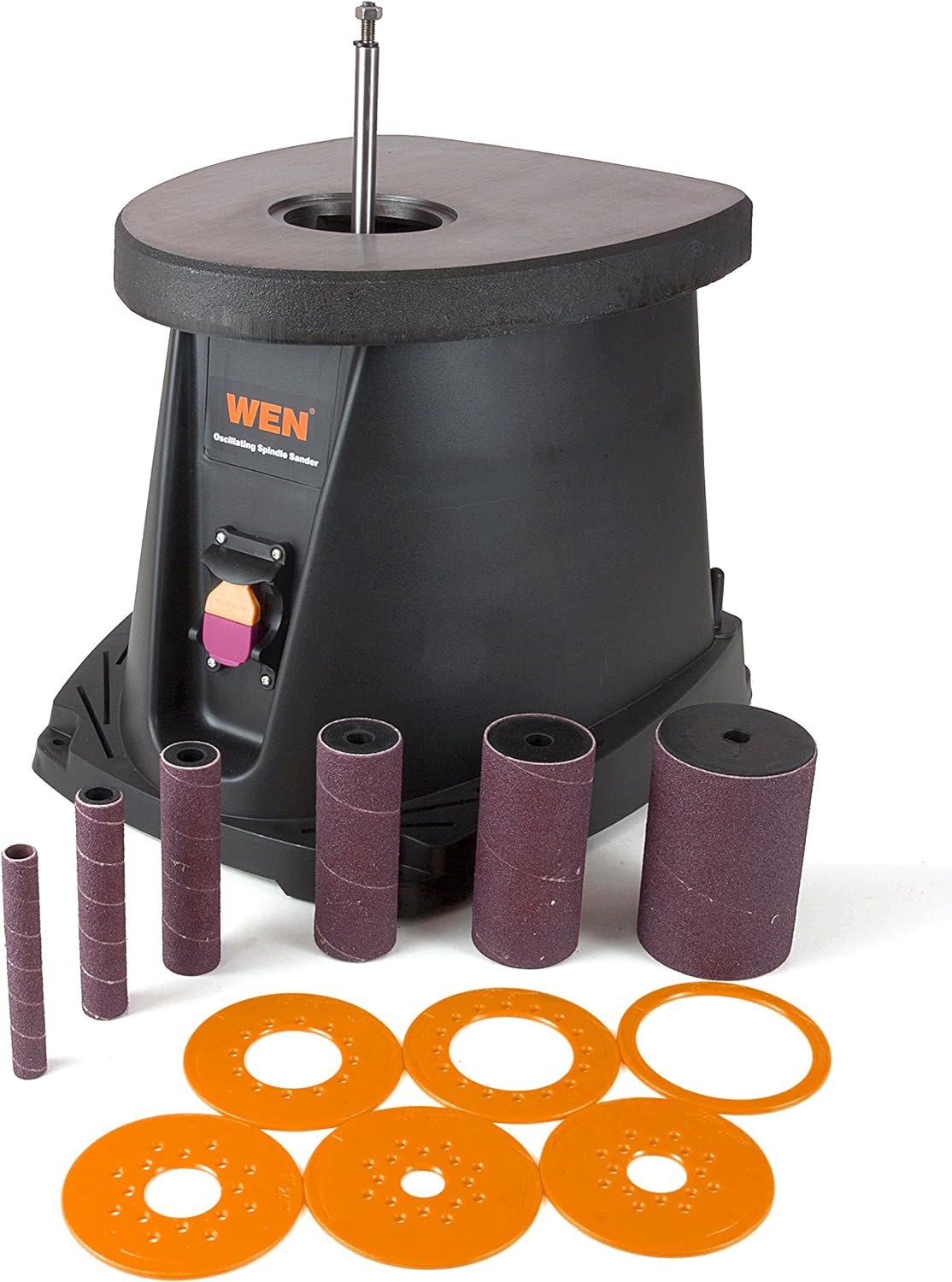 WEN 6510T 3.5 Amp Oscillating Spindle Sander,Black