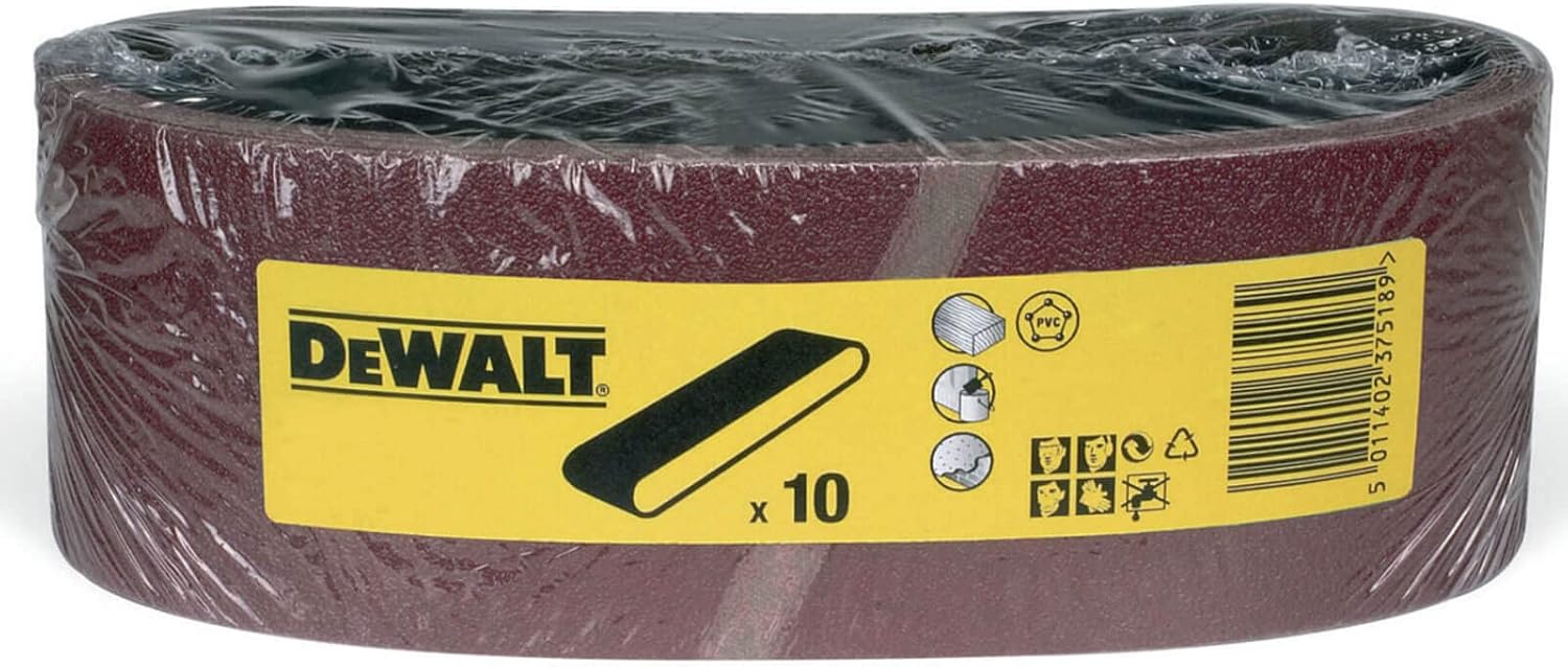 Dewalt DT3301-QZ K40 Sanding belt (10 Piece), 2.95 x 20.98