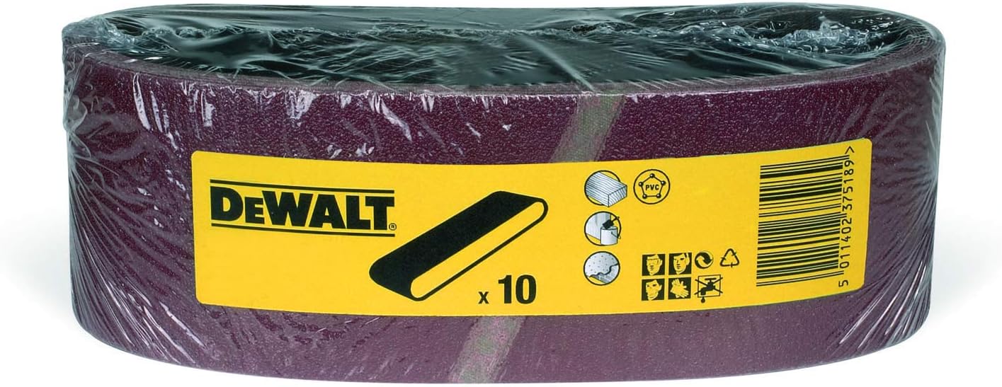 Dewalt DT3304-QZ K100 Sanding belt (10 Piece), 2.95 x 20.98