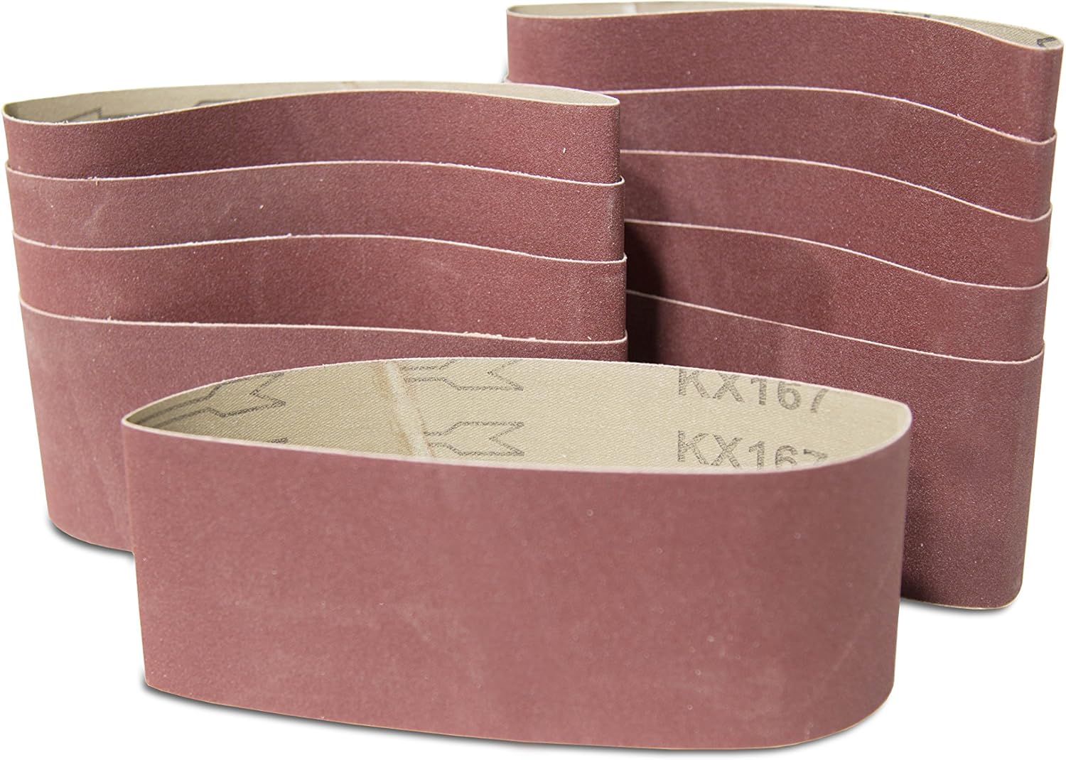 WEN 6321SP120 120-Grit 3 x 21 Sanding Belt Sandpaper (10 Pack)