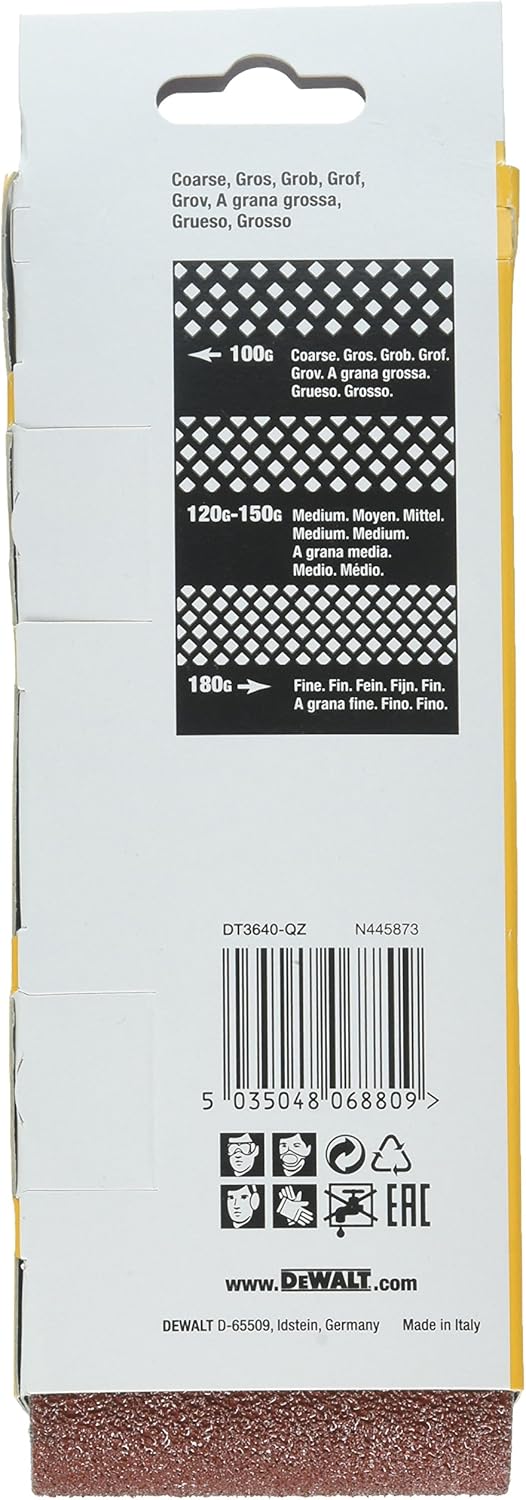 Dewalt DT3640-QZ K40 Sanding belt (3 Piece), 2.95 x 42.24